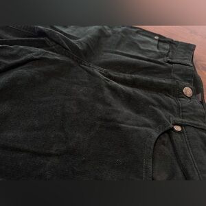 Well Worn Dark Green Corduroy Trousers